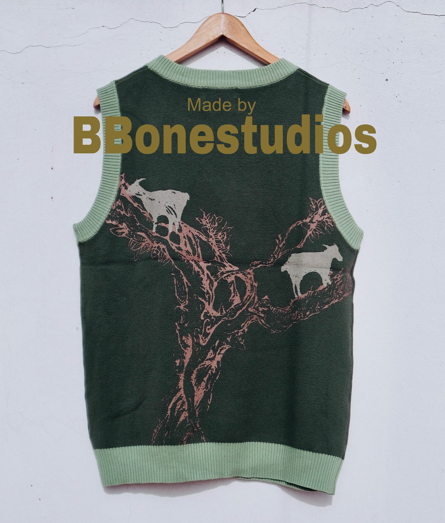 BBone Sleeveless Sweater Green